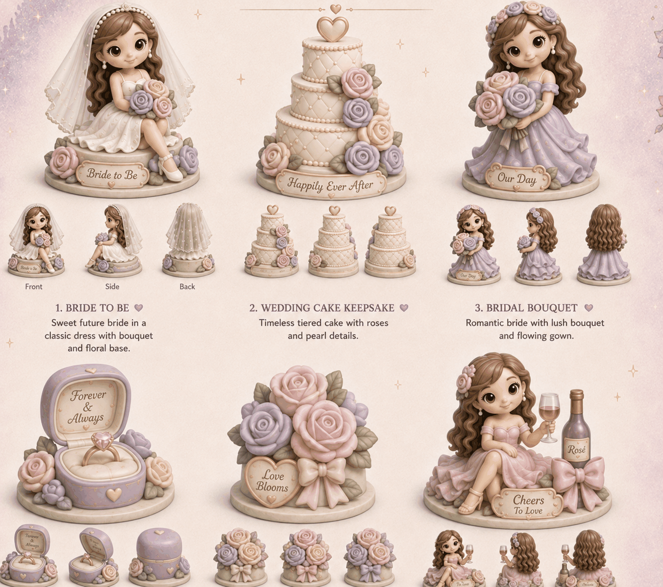 Veil & Vino Character Collection artwork