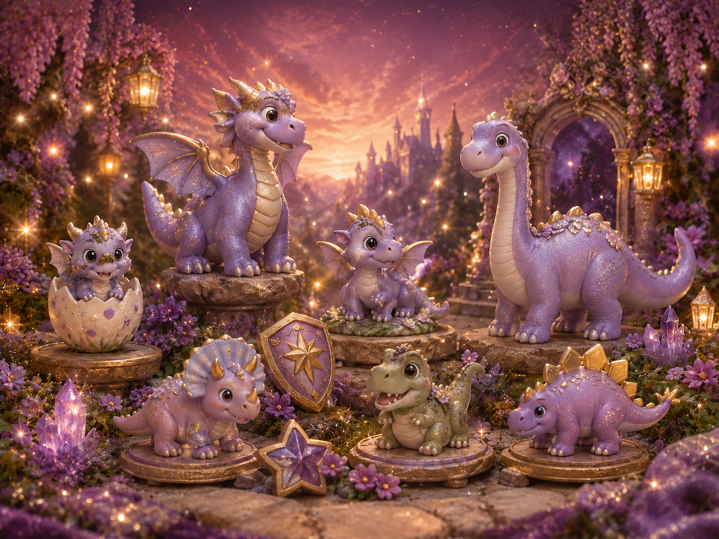 Dragons & Dinosaurs Character Collection premium preview artwork