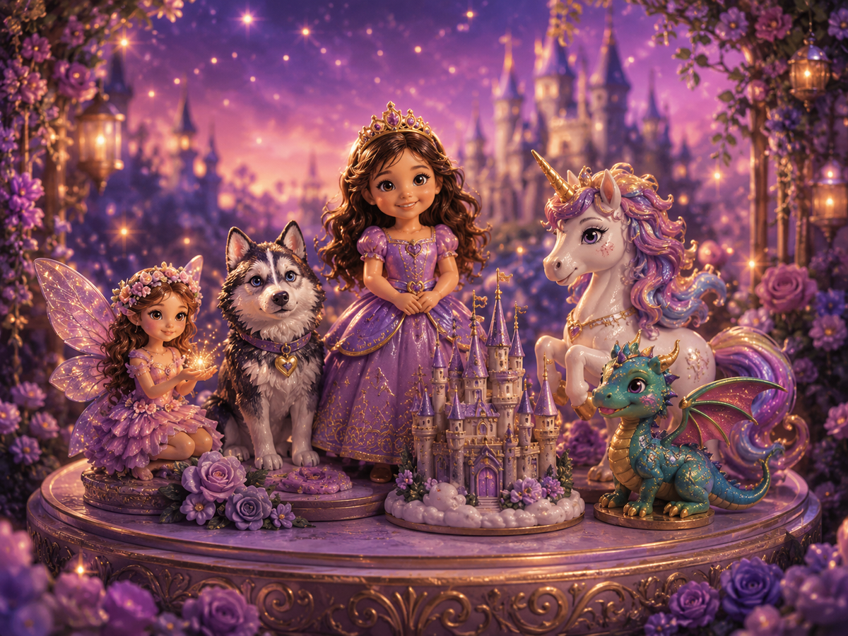 Sculpted Keepsakes with premium storybook figurines