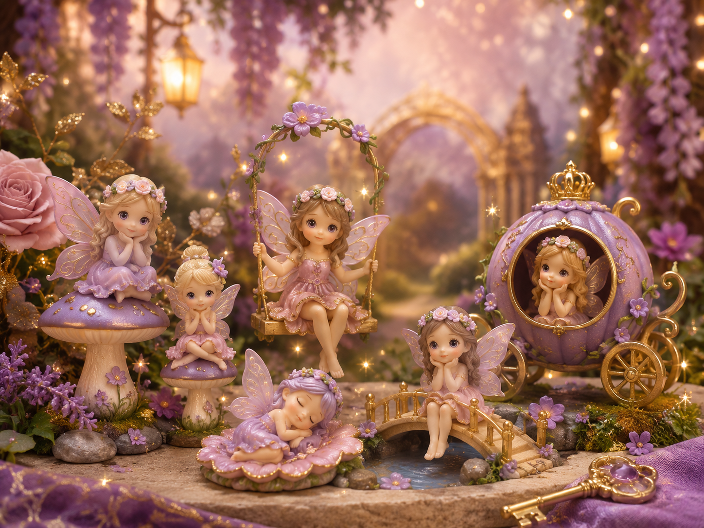 Fairies sculpted keepsakes preview art