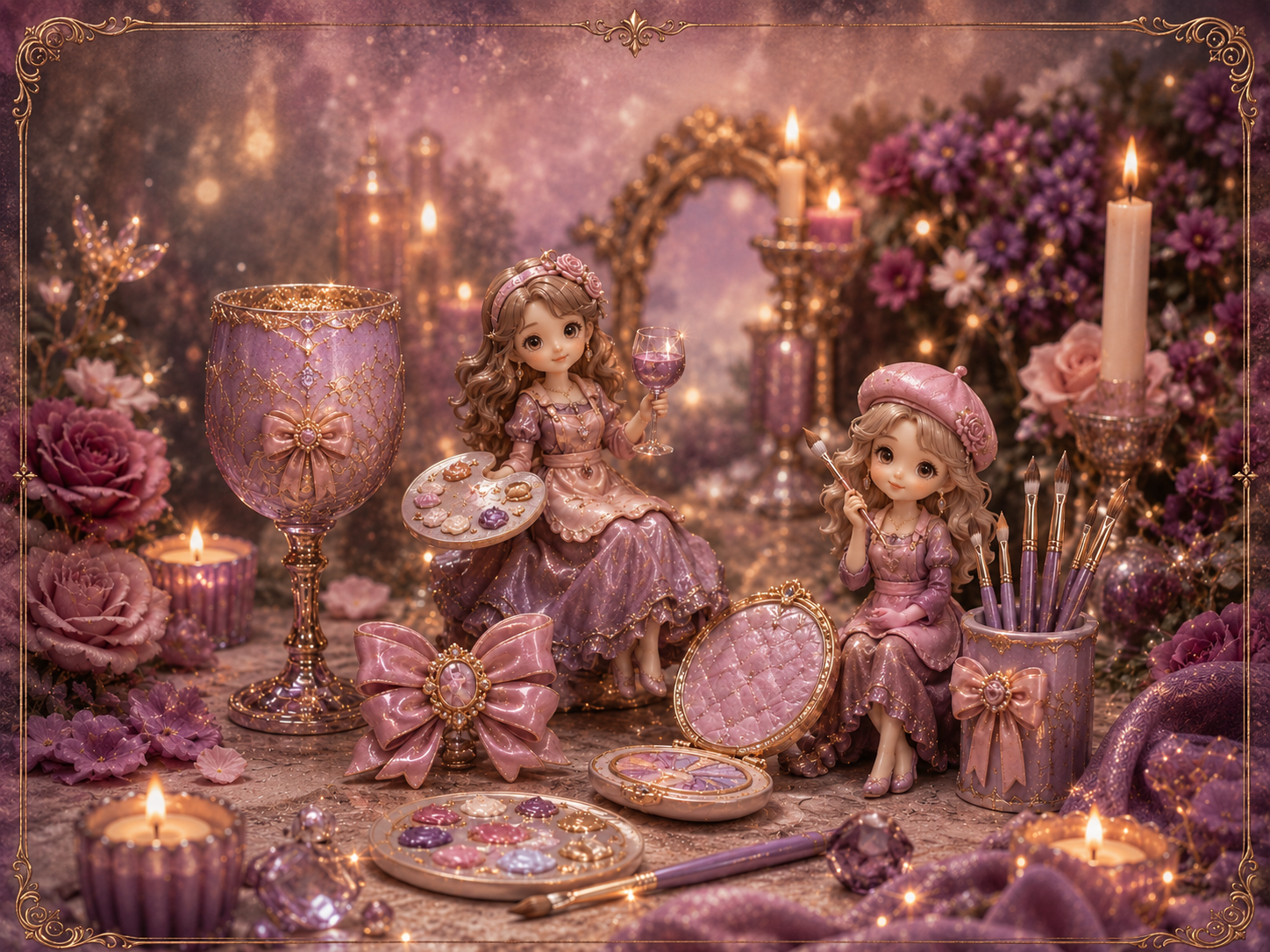 Sip, Paint, Slay Character Collection premium preview artwork
