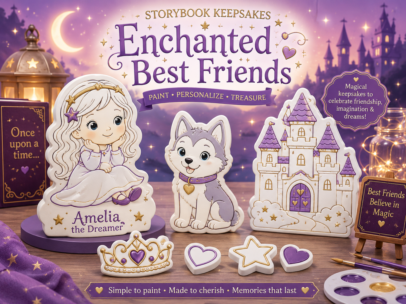 Enchanted Best Friends Storybook Keepsakes preview