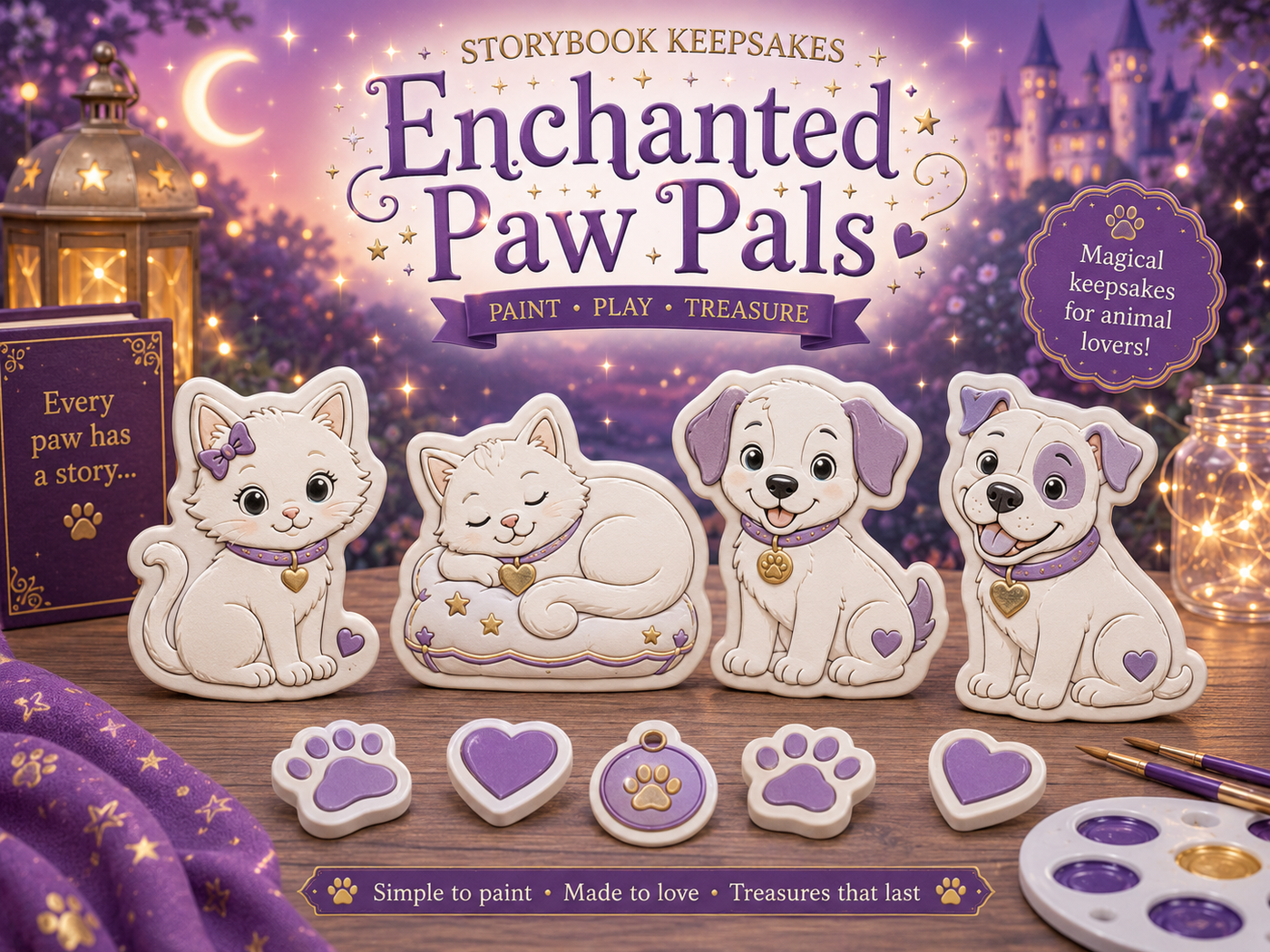 Enchanted Paw Pals Storybook Keepsakes preview