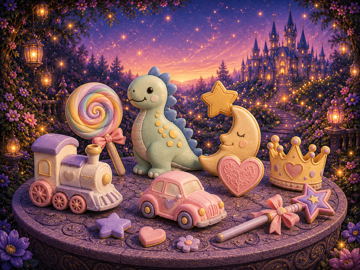 Storybook Keepsakes with magical paintable treasures