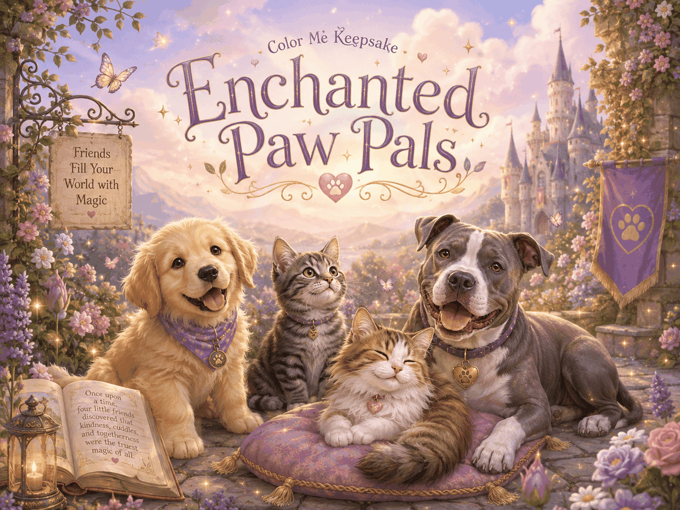 Enchanted Paw Pals sculpted keepsakes hero art